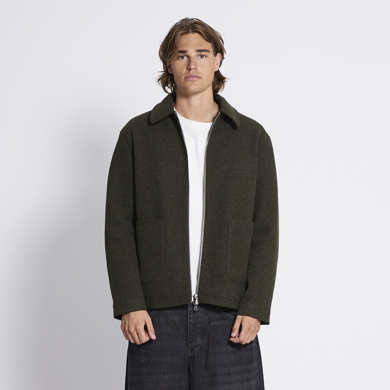 Zip jacket "Zixten" Green